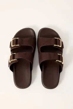 Adley Dark Cacao Suede