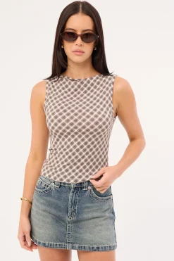 Adorned Check Tank Java