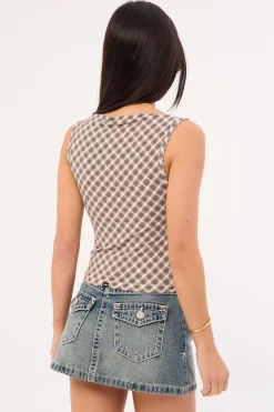 Adorned Check Tank Java