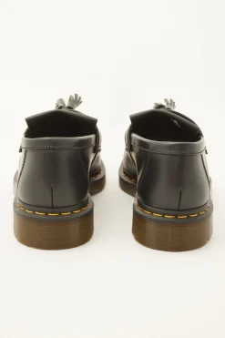 Adrian Tassel Loafer Black/Yellow Stitch