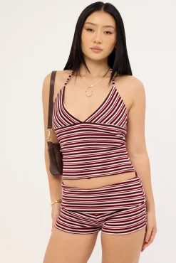 Aida Stripe Micro Short Multi Stripe