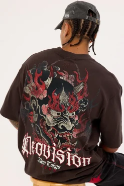Akuma Oversize Super Heavy Tee Coffee Brown