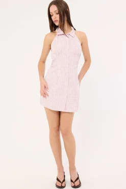 Alani Mini Dress Pink Check