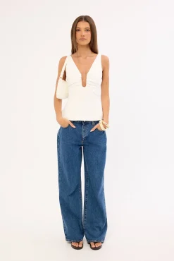 Alba Structured Top White