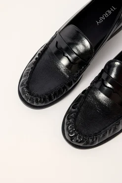 Albert Loafer Black Crinkle