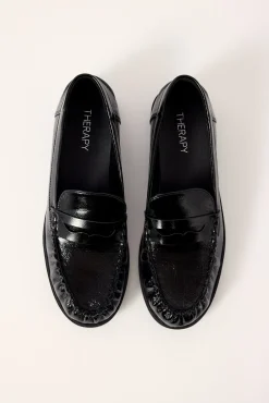Albert Loafer Black Crinkle