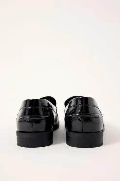 Albert Loafer Black Crinkle