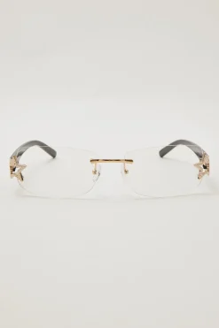 Alexis Star Sunglasses Black