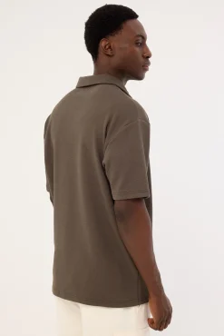 Alfie Boxy Polo Asphalt