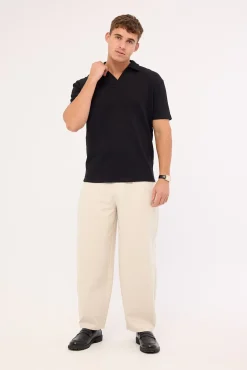 Alfie Boxy Polo Black