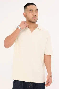 Alfie Boxy Polo White