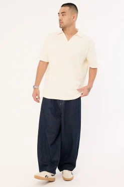 Alfie Boxy Polo White