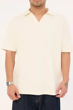 Alfie Boxy Polo White