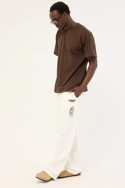 Alfresco Baggy Linen Pant Off White
