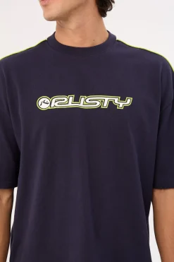 Alonso 2.0 Heavy Short Sleeve Tee Navy