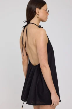 Alysse Halter Dress Black