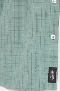 Ambient Connections Short Sleeve Shirt Chinois Green