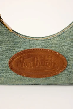 Amy Dirty Denim Shoulder Bag Dirty Denim