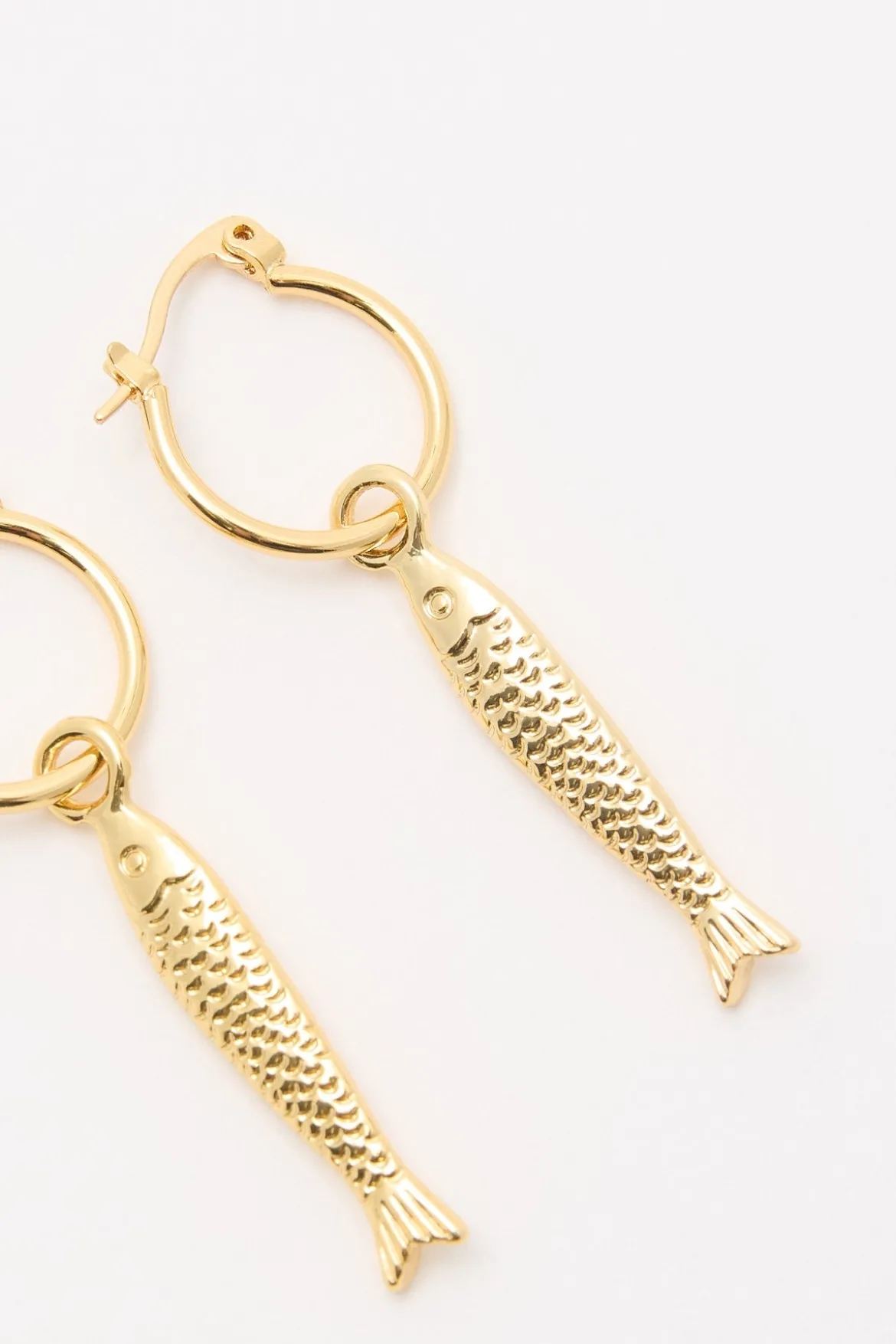 Anchovy Earrings 18K Gold