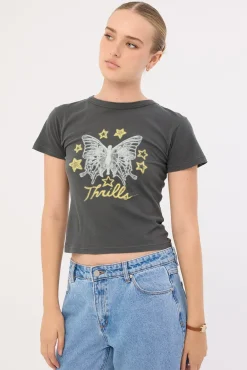 Angel Star Boy Tee Merch Black