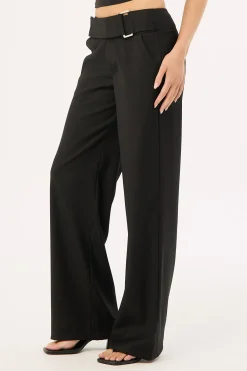 Anni Belted Pant Black