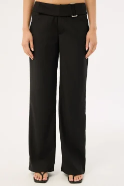 Anni Belted Pant Black