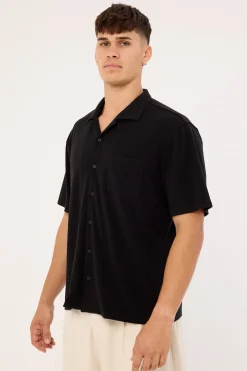 Apartment Recycled Resort Shirt Black