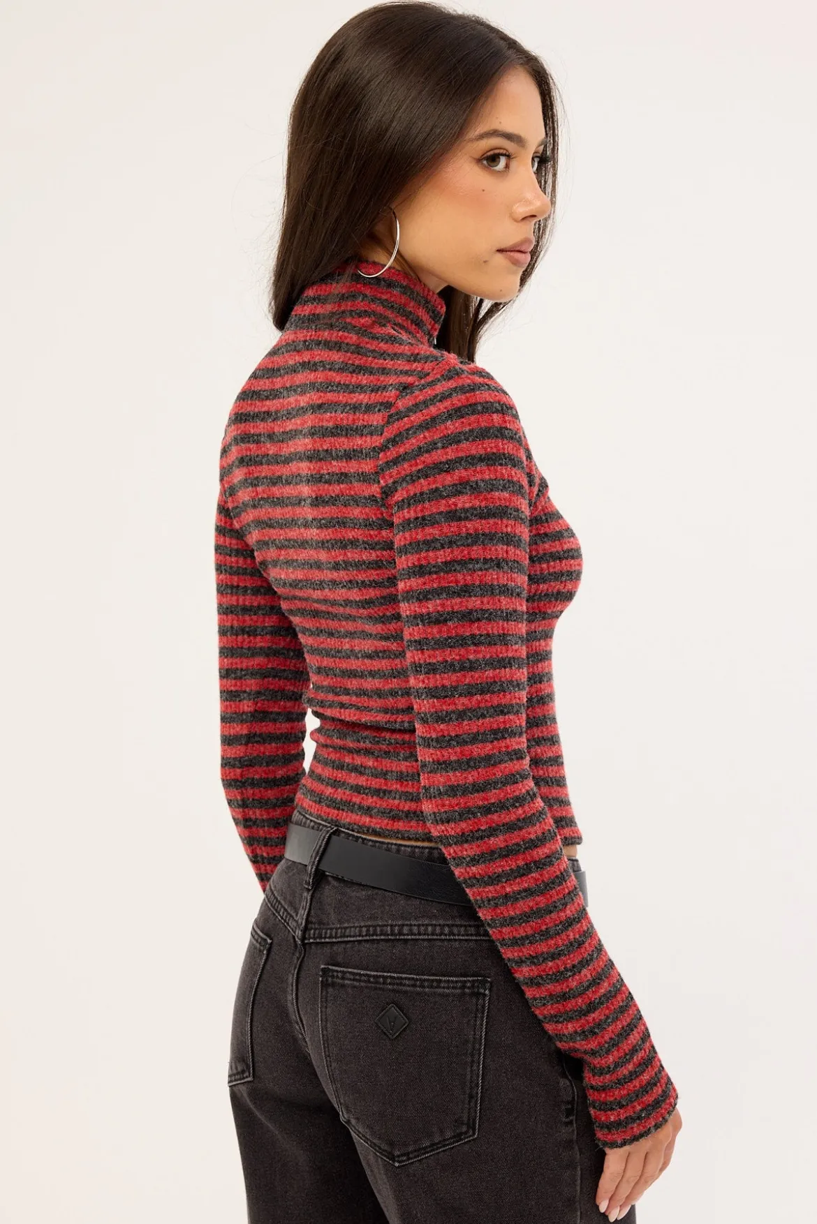 Apex Jacket Crimson Stripe
