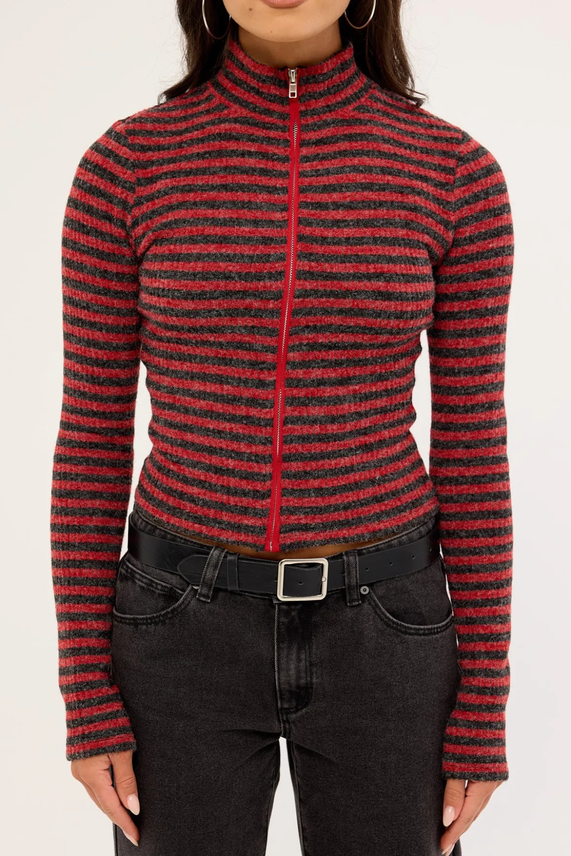 Apex Jacket Crimson Stripe