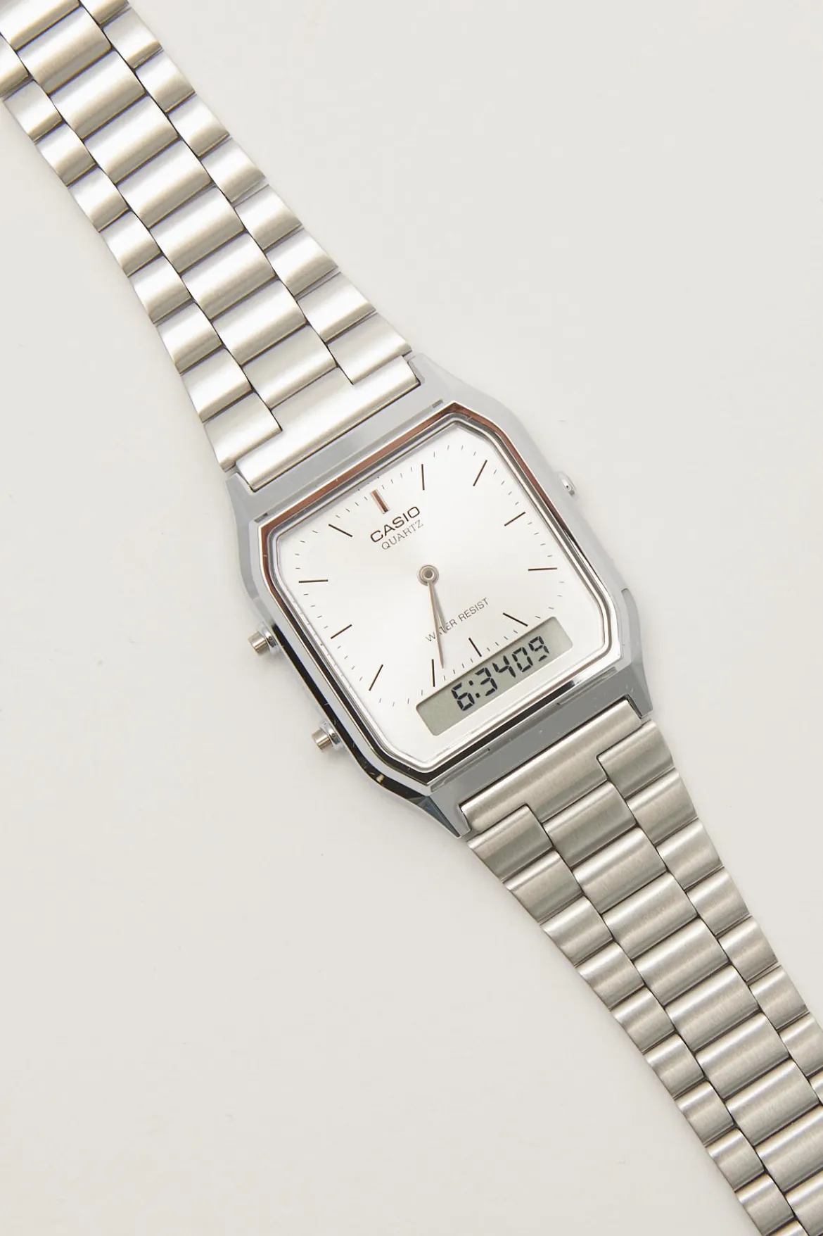 AQ230A-7A Duo Watch Silver