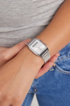 AQ230A-7A Duo Watch Silver