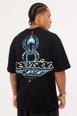 Arachno Oversize Super Heavy Tee Black