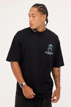Arachno Oversize Super Heavy Tee Black