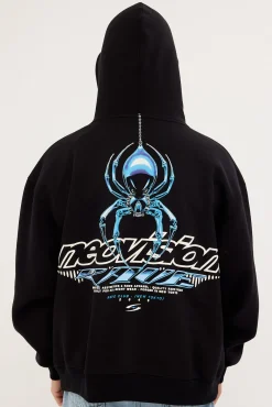 Arachno Street Hoodie Black