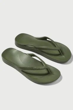 Arch Support Thong Khaki