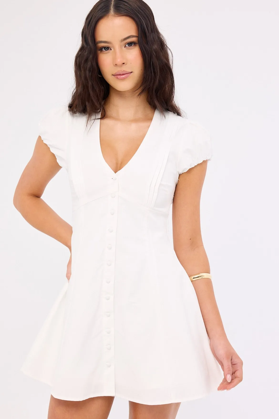 Arielle Mini Dress White