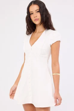 Arielle Mini Dress White