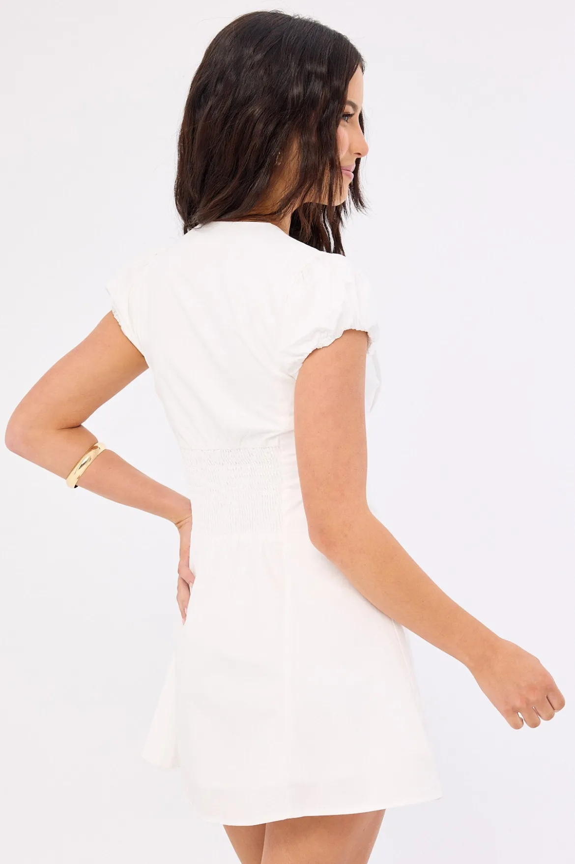Arielle Mini Dress White