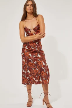 Arizona Tie Up Midi Dress Arizona Print