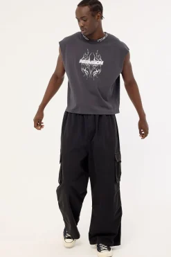 Arkos Cropped Muscle Tank Asphalt