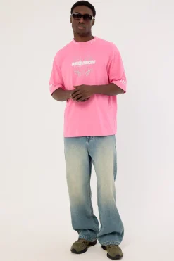Arkos Street Super Heavy Tee Berry Pink