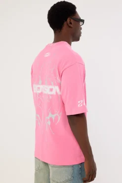 Arkos Street Super Heavy Tee Berry Pink