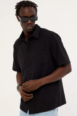 Array Mid Standard Shirt Black