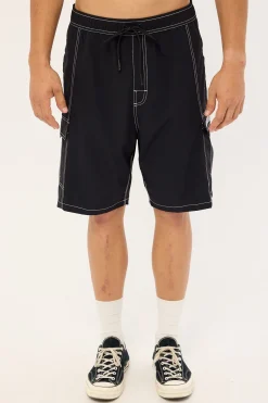 Artful Dodger 2.0 Elastic Waist Boardshort Black