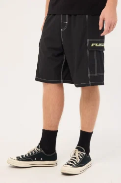 Artful Dodger Elastic Waist Boardshort Black