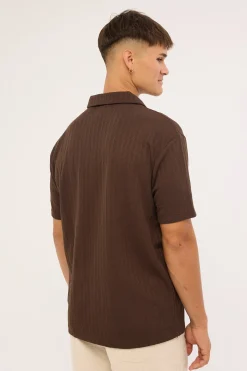 Arthur Boxy Polo Brown