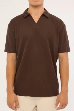 Arthur Boxy Polo Brown