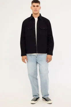 Ascent Heavyweight Overshirt Washed Black