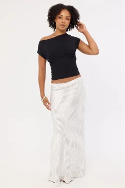Asta Cinched Waist T-shirt Black
