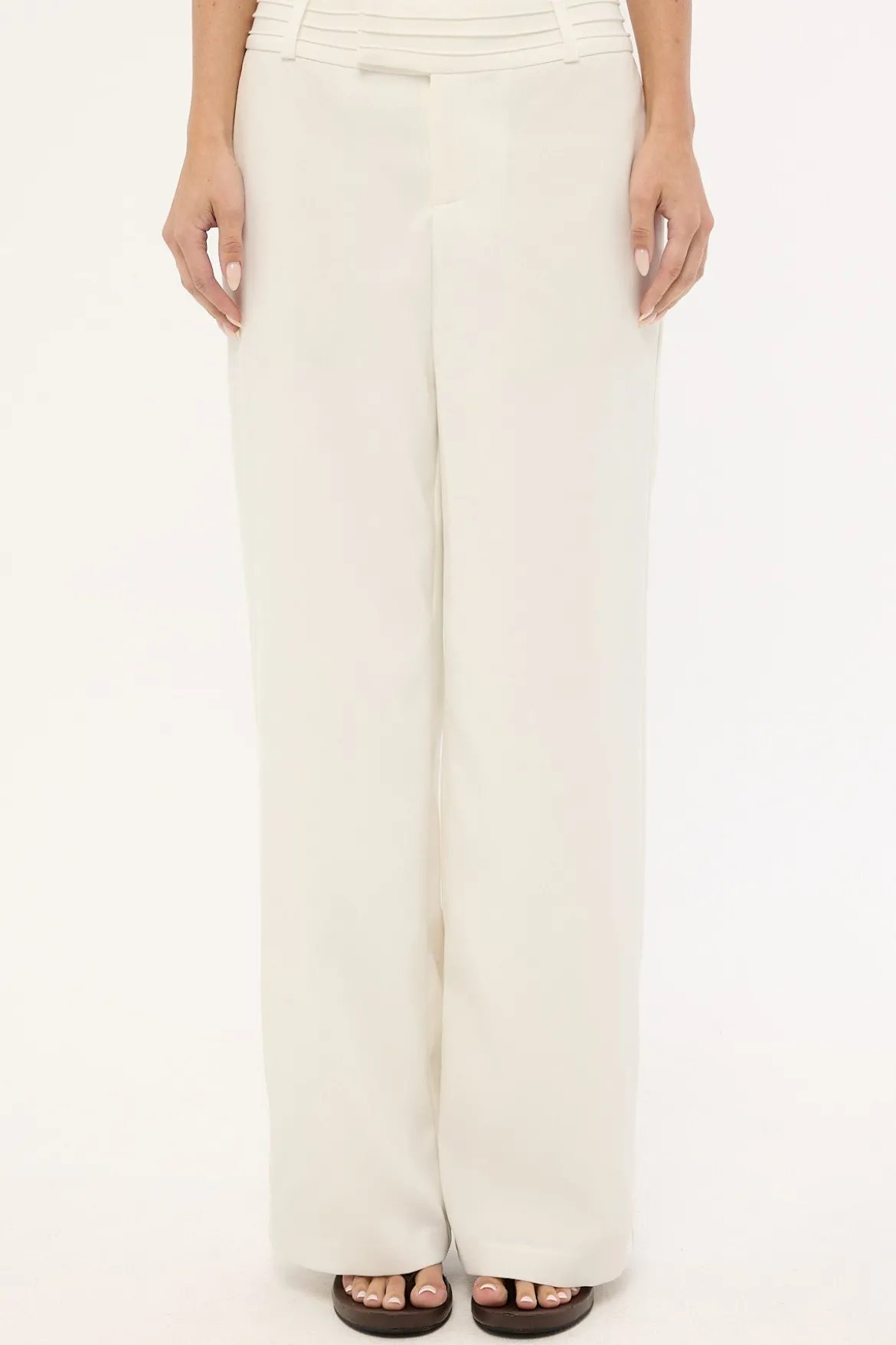 Astaire Mid Rise Pant Cream